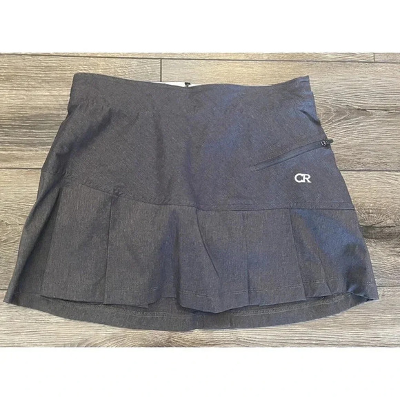 Club Ride Cycling Skirt Detachable Padded Bottoms Gray Small S - Picture 1 of 6